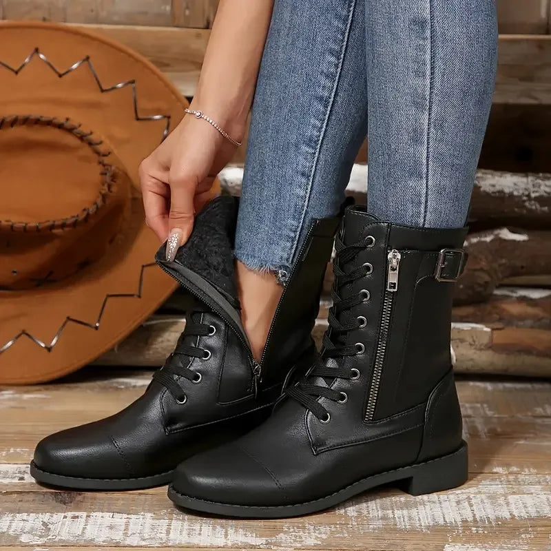 Women's Elegant Mid-Calf Boots