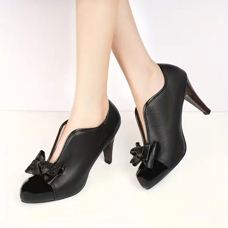 Chic Women's Faux Cover Pumps