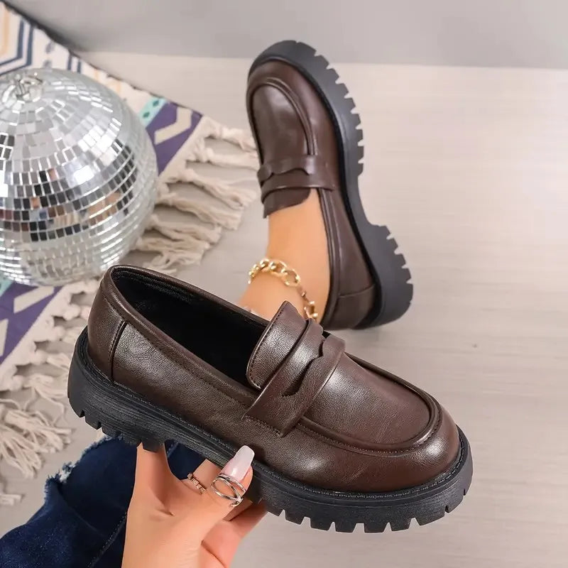 Women's Fabric Lining Loafers