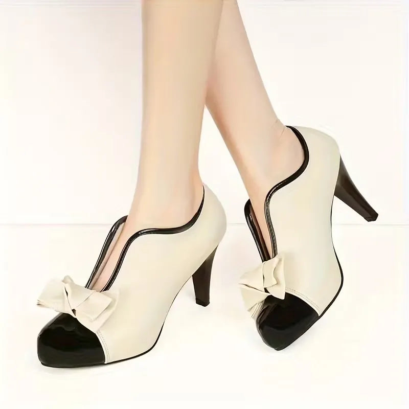 Chic Women's Faux Cover Pumps